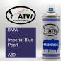 Preview: BMW, Imperial Blue Pearl, A89: 400ml Sprühdose, von ATW Autoteile West.